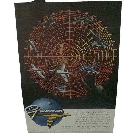 Vintage 1955 Grumman Plot of Air History Ad Advertisement - Picture 3 of 4